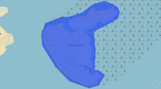 Bodenrichtwertkarte Nordseeinsel Memmert
